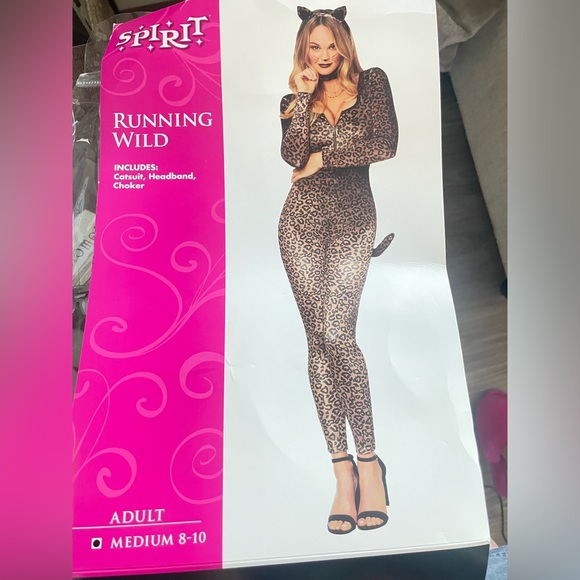Leopard Print Jumpsuit Costume - Picture 1 of 1